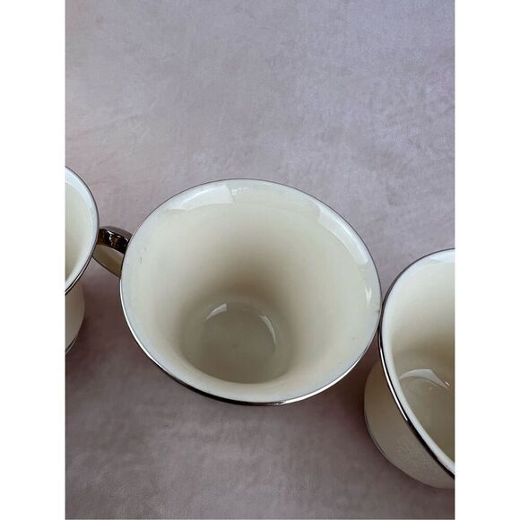 Lenox Moonspun Tea Cups Set of 6 - Picture 10 of 10